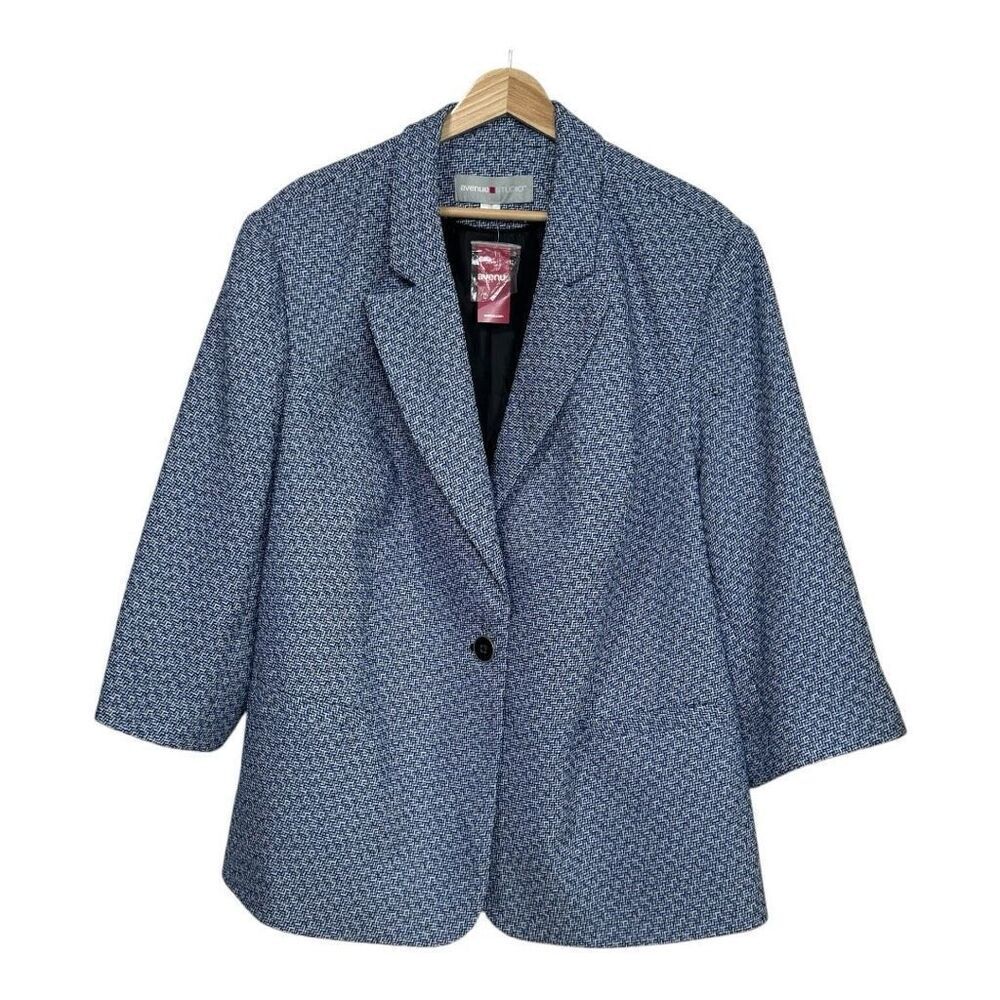 Blue Avenue Studio Blazer Jacket‎ Size 24 work